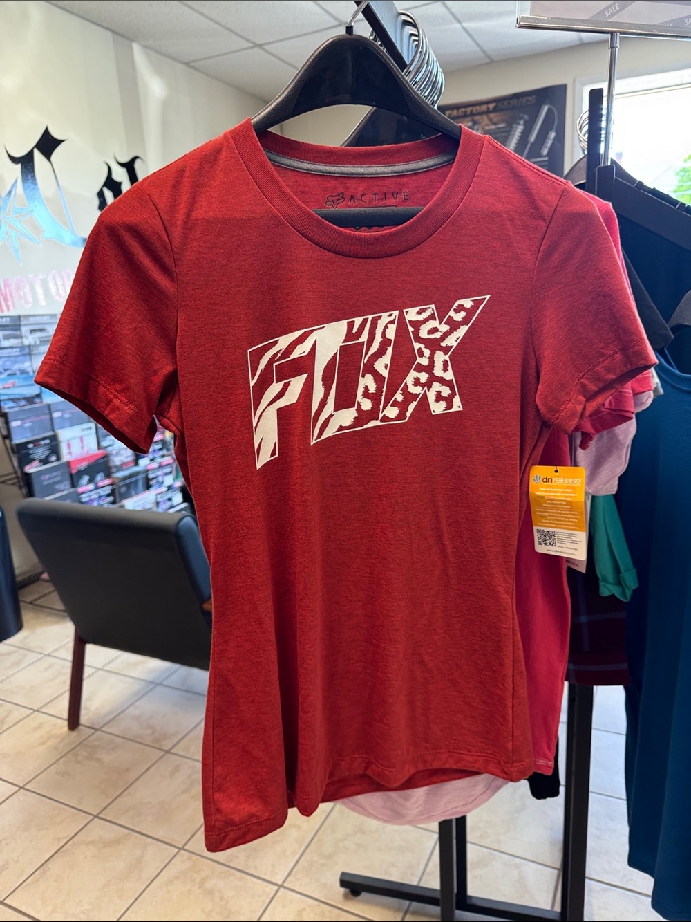 Women’s FOX Racing Red Graphic Logo Tee